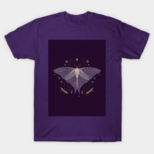 Wiccan witchcraft Moth and magic of night 1 T-Shirt